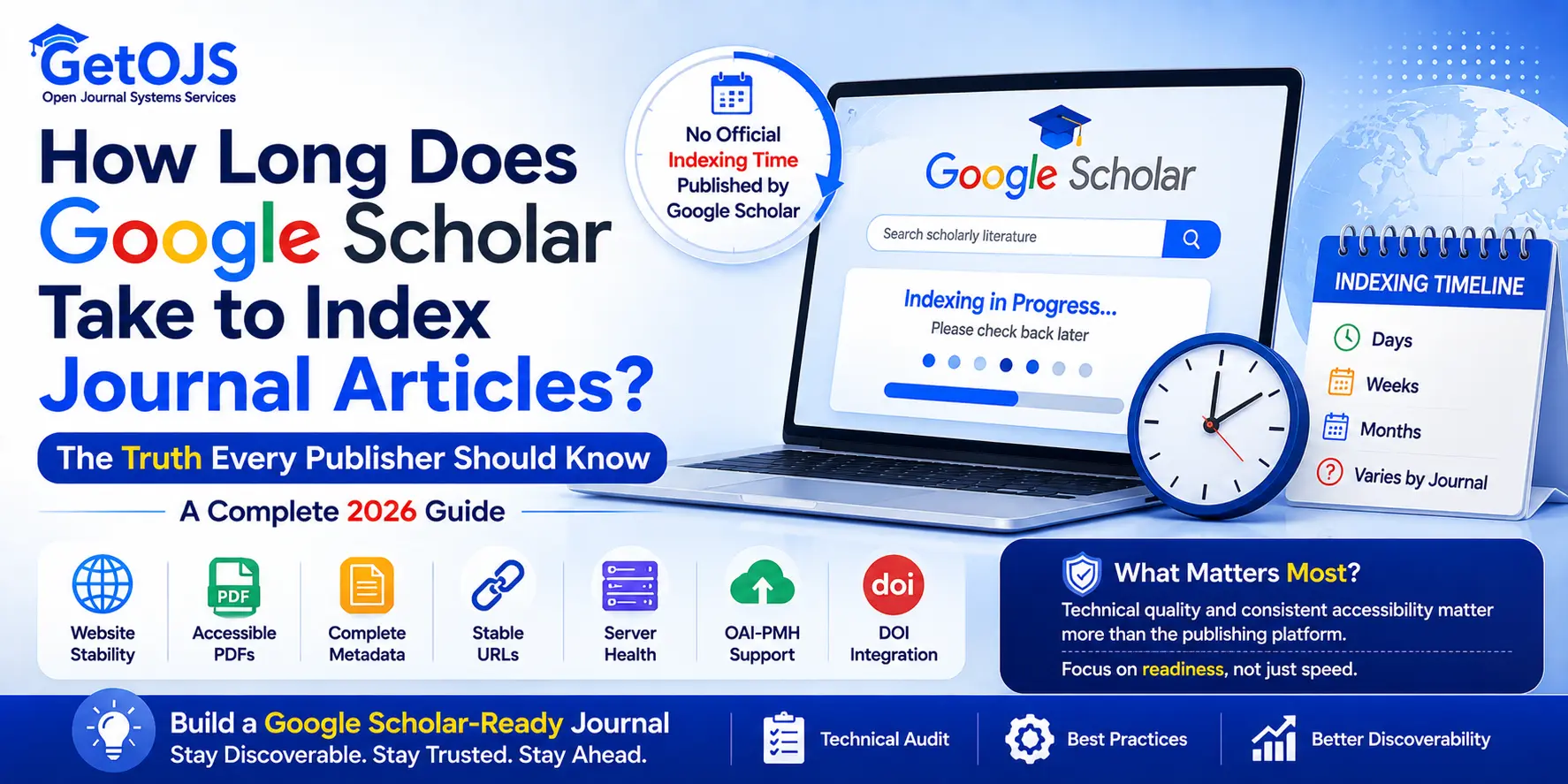 How long Google Scholar takes to index journal articles